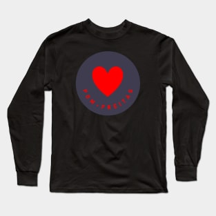 Pom Freitag heart logo : Long Sleeve T-Shirt